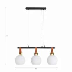 Dunelm Joan 3 Light Diner Fitting -wall lights Shop 30731183 alt07