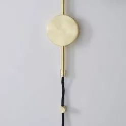 Dunelm Palazzo Gold Effect Easy Fit Plug In Wall Light 11 Dunelm Palazzo Gold Effect Easy Fit Plug In Wall Light -wall lights Shop 30731207 alt03