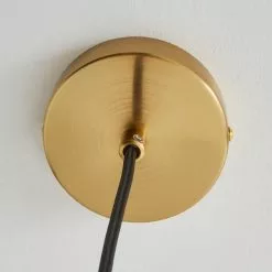 Dunelm Amber Retro 1 Light Pendant Ceiling Fitting -wall lights Shop 30731216 alt03