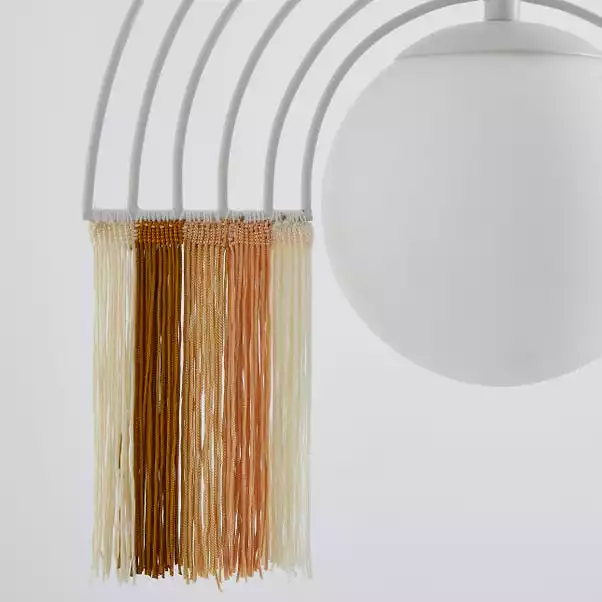 Dunelm Rainbow Fringe Ceiling Fitting 5 Dunelm Rainbow Fringe Ceiling Fitting - Image 3