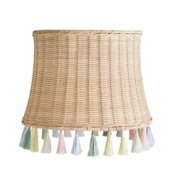 Dunelm Fiesta Rattan Tassel Easy Fit Pendant Shade -wall lights Shop 30734619 alt05