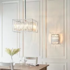 Vogue Lighting Vogue Crystal Juneau 6 Light Pendant Fitting -wall lights Shop 30742696 alt05