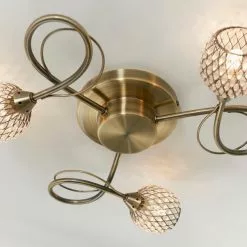Vogue Lighting Vogue Malden 3 Light Flush Ceiling Fitting -wall lights Shop 30742697 alt05