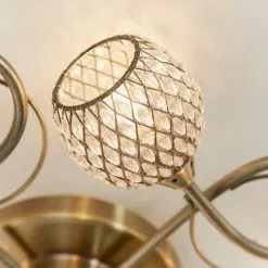 Vogue Lighting Vogue Malden 5 Light Flush Ceiling Fitting -wall lights Shop 30742698 alt04