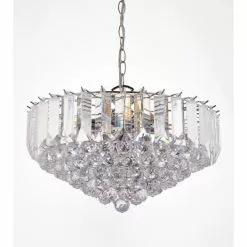 Vogue Lighting Vogue Tioga Chrome 6 Light Pendant Fitting -wall lights Shop 30743023 alt01