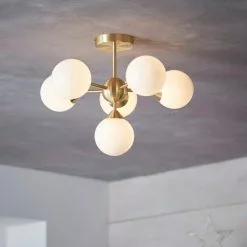 Vogue Lighting Vogue Elberton 6 Light 43cm Flush Chandelier -wall lights Shop 30743062 alt02