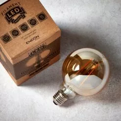 Vogue Lighting Vogue 2 Watt ES LED Amber Filament Large Globe Bulb -wall lights Shop 30743087 alt02