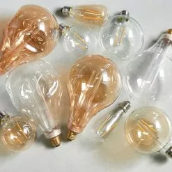 Vogue Lighting Vogue 2 Watt ES LED Amber Filament XL Globe Bulb -wall lights Shop 30743088 alt05