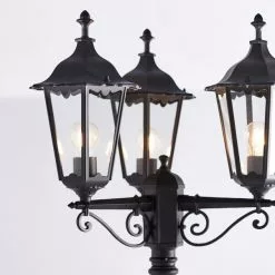 Vogue Lighting Vogue Trenton Outdoor 3 Light Lamppost -wall lights Shop 30743490 alt02