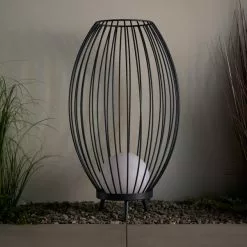 Dunelm Lanesra Outdoor Integrated LED Portable Floor Lamp -wall lights Shop 30748531 alt02