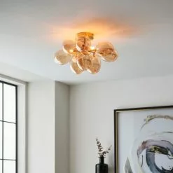 Vogue Lighting Vogue Dianthe 3 Light Ceiling Fitting -wall lights Shop 30752910 alt02