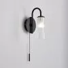 Dorma Henstone Black Bathroom Wall Light