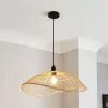 Elements Jaula Rattan 1 Light Ceiling Fitting -wall lights Shop 30752929