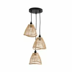 Elements Jaula 3 Light Rattan Cluster Fitting 12 Elements Jaula 3 Light Rattan Cluster Fitting -wall lights Shop 30752931 alt05