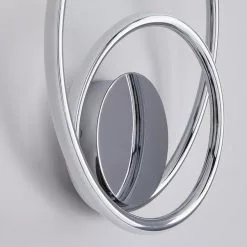 Dunelm Langdon Chrome Integrated LED Bathroom Wall Light -wall lights Shop 30752937 alt02