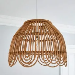Dunelm Miah Rattan Easy Fit Pendant -wall lights Shop 30753345 alt01
