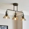 Dunelm Nicholas 3 Light Industrial Ceiling Fitting 1 Dunelm Nicholas 3 Light Industrial Ceiling Fitting -wall lights Shop 30753354