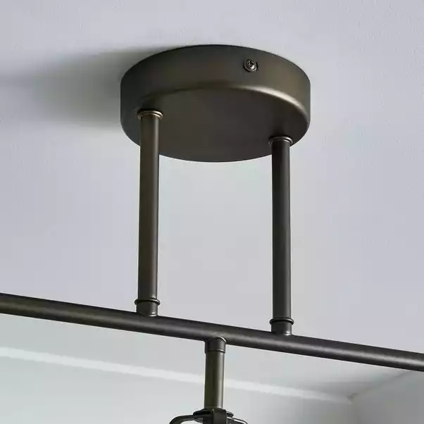 Dunelm Nicholas 3 Light Industrial Ceiling Fitting 6 Dunelm Nicholas 3 Light Industrial Ceiling Fitting - Image 4