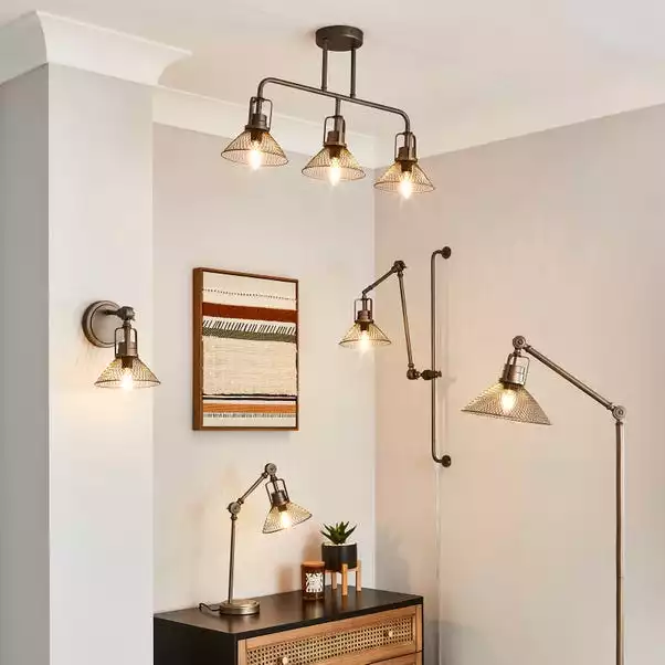 Dunelm Nicholas 3 Light Industrial Ceiling Fitting 8 Dunelm Nicholas 3 Light Industrial Ceiling Fitting - Image 6