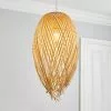 Dunelm Jasmine Rattan Easy Fit Pendant