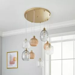 Dunelm Elodie 8 Light Cluster Ceiling Fitting -wall lights Shop 30753362 alt01