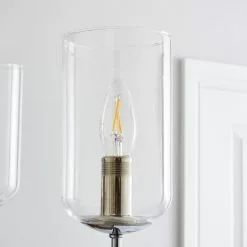 Dunelm Palazzo Clear 3 Light Ceiling Fitting -wall lights Shop 30753370 alt02