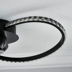 Dunelm Oria 3 Light LED Black Ceiling Fitting -wall lights Shop 30753387 alt02