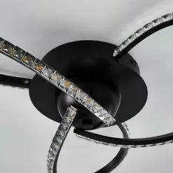 Dunelm Oria 3 Light LED Black Ceiling Fitting -wall lights Shop 30753387 alt03