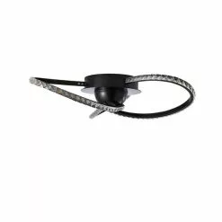 Dunelm Oria 3 Light LED Black Ceiling Fitting -wall lights Shop 30753387 alt05