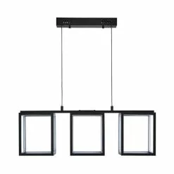 Dunelm Depere 3 Light Integrated LED Black Ceiling Fitting -wall lights Shop 30753389 alt05