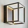 Dunelm Depere Integrated LED Black LED Wall Light