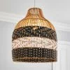 Dunelm Yanha Rattan Easy Fit Pendant 40cm