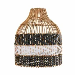 Dunelm Yanha Rattan Easy Fit Pendant 40cm -wall lights Shop 30753427 alt05
