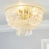 Dunelm Abanna Flush Ceiling Fitting -wall lights Shop 30753429