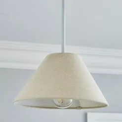 Dunelm Luna Conical Natural Shade 35cm 7 Dunelm Luna Conical Natural Shade 35cm -wall lights Shop 30754790 alt01