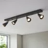 Dunelm Grove Grey 4 Light Spotlight Bar