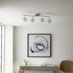 Dunelm Cecillie 4 Light Spotlight Bar -wall lights Shop 30754828 alt03