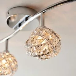 Dunelm Cecillie 4 Light Spotlight Bar -wall lights Shop 30754828 alt04