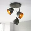 Dunelm Rolton 3 Light Gunmetal Spotlight -wall lights Shop 30754830