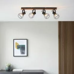 Dunelm Fulton 4 Light Spotlight Bar -wall lights Shop 30754831 alt02