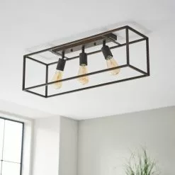 Dunelm London 3 Light Bronze Spotlight Bar 9 Dunelm London 3 Light Bronze Spotlight Bar -wall lights Shop 30754838 alt01