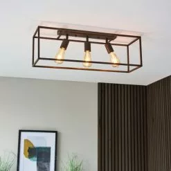 Dunelm London 3 Light Bronze Spotlight Bar 10 Dunelm London 3 Light Bronze Spotlight Bar -wall lights Shop 30754838 alt02