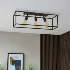 Dunelm London 3 Light Bronze Spotlight Bar 11 Dunelm London 3 Light Bronze Spotlight Bar -wall lights Shop 30754838 alt03