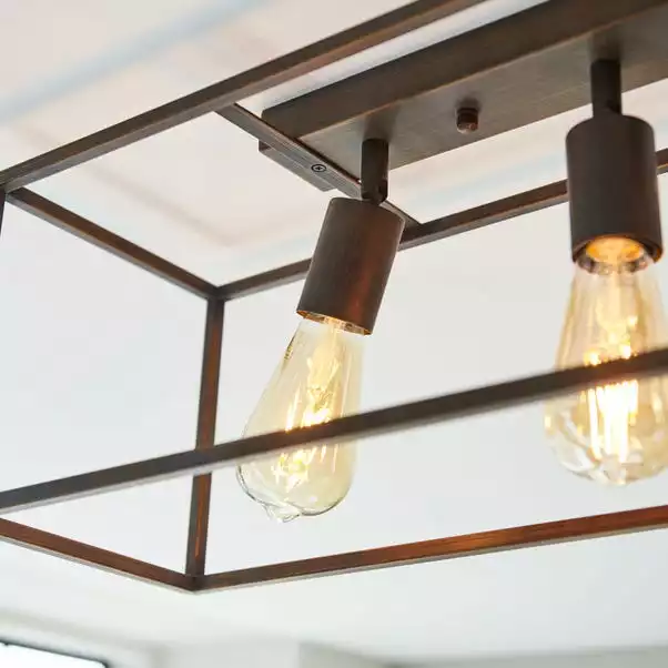 Dunelm London 3 Light Bronze Spotlight Bar 8 Dunelm London 3 Light Bronze Spotlight Bar - Image 6