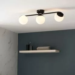 Dunelm Elements Tela 3 Light Bathroom Spotlight 10 Dunelm Elements Tela 3 Light Bathroom Spotlight -wall lights Shop 30754840 alt02