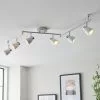 Dunelm Alto 6 Light Chrome Spotlight Bar