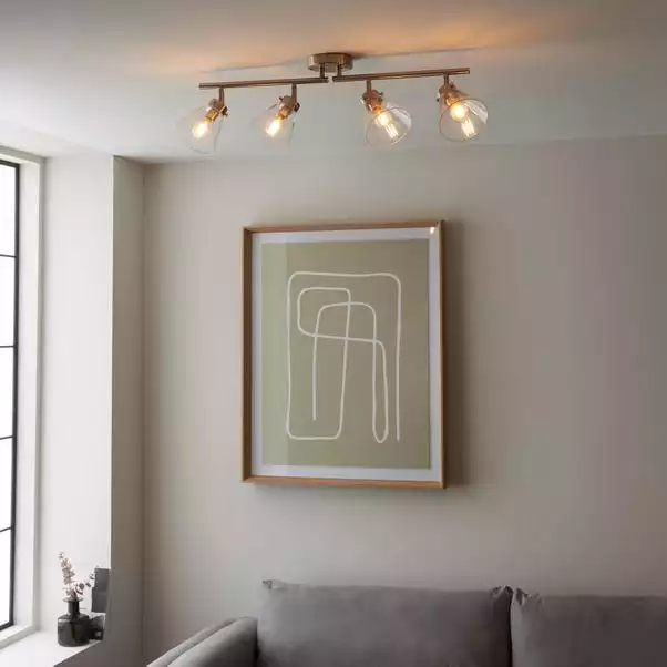 Dunelm Delavin 4 Light Satin Nickel Spotlight Bar 5 Dunelm Delavin 4 Light Satin Nickel Spotlight Bar - Image 3