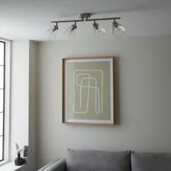 Dunelm Delavin 4 Light Satin Nickel Spotlight Bar 11 Dunelm Delavin 4 Light Satin Nickel Spotlight Bar -wall lights Shop 30754843 alt03