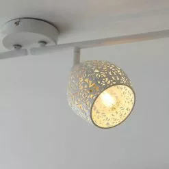 Dunelm Fearne 4 Light White Spotlight Bar -wall lights Shop 30754844 alt04