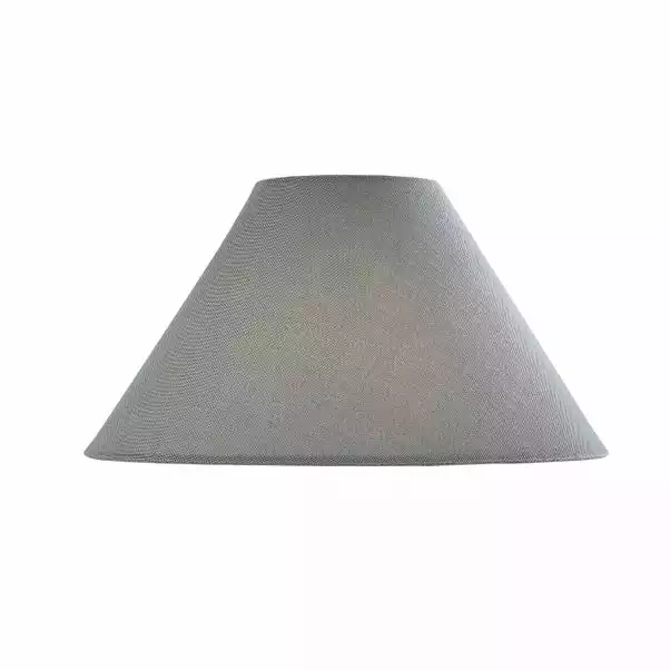 Dunelm Luna Conical Grey Shade 25cm 6 Dunelm Luna Conical Grey Shade 25cm - Image 4